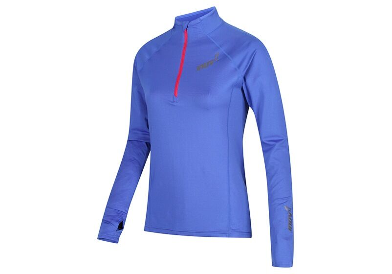 Inov-8 Long Sleeve Half Zip Womens Mid Layer Blue Australia (TKOJQC451)